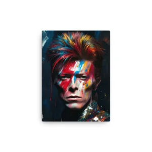 Private: Glam Rock Legend Colour Splash Canvas Print – Pop Art Music Wall Décor